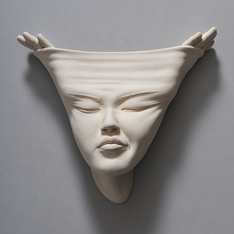 Porcelain Face Sculptures Johnson Tsang