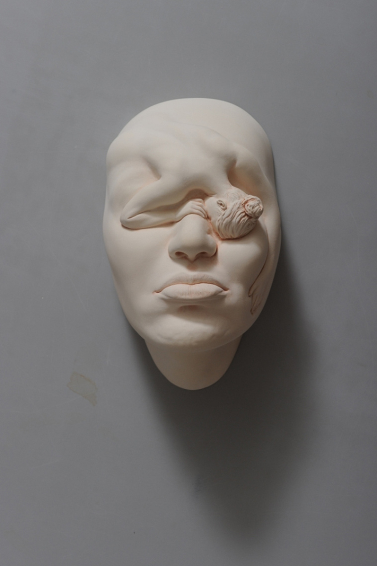 Porcelain Face Sculptures Johnson Tsang