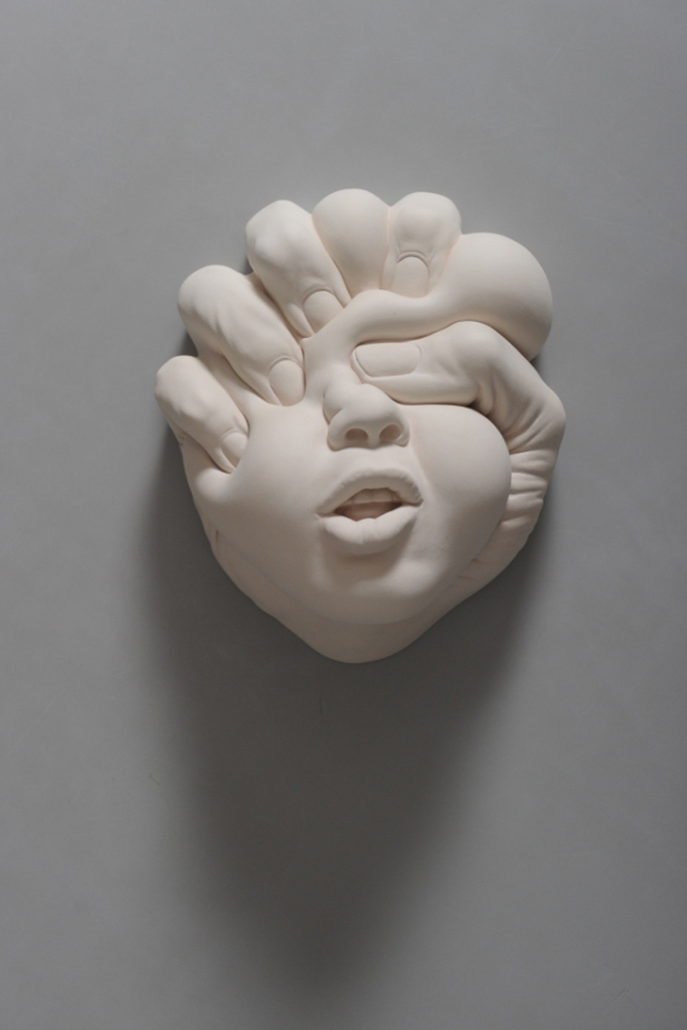 Porcelain Face Sculptures Johnson Tsang