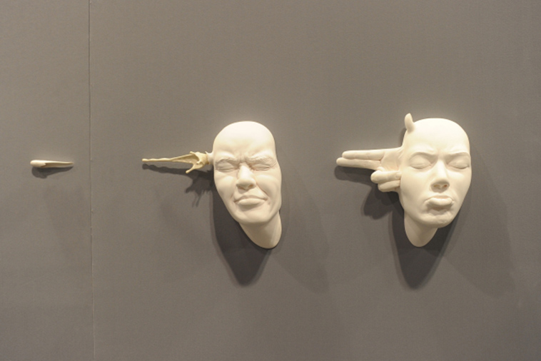 Porcelain Face Sculptures Johnson Tsang