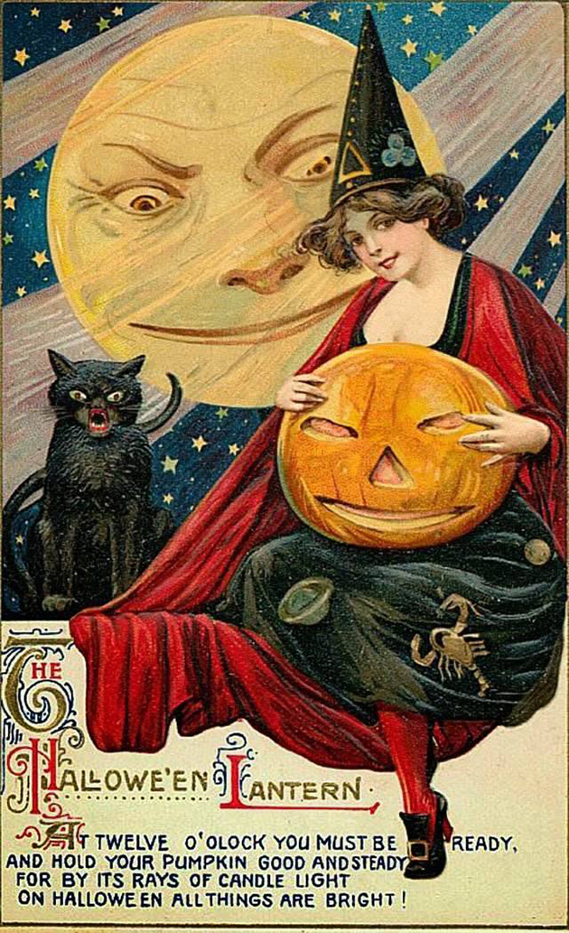 vintage-postcards-halloween-1900s