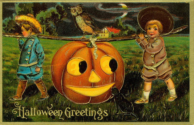 vintage-postcards-halloween-1900s