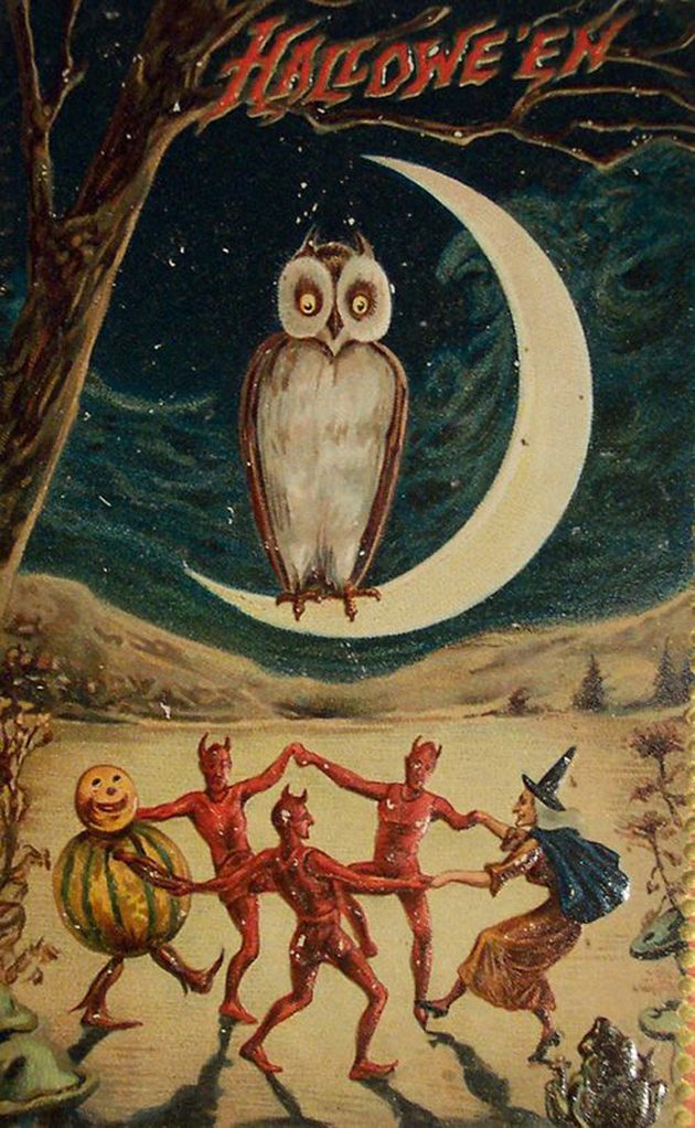 vintage-postcards-halloween-1900s