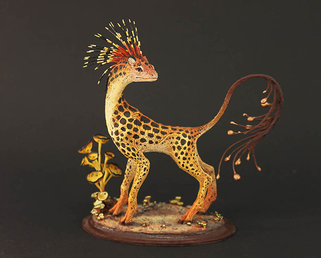 Animal Sculptures From Velvet Clay
