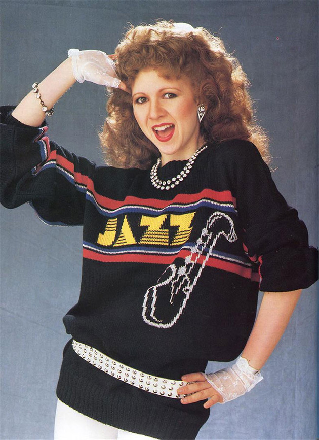 80s book of knitted sweaters