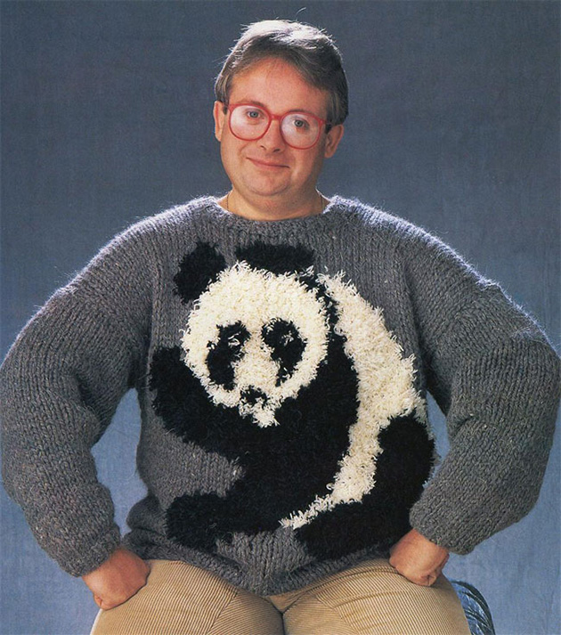 80s book of knitted sweaters