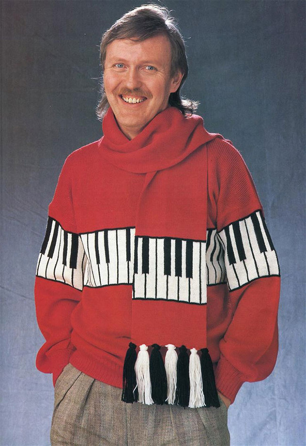 80s book of knitted sweaters