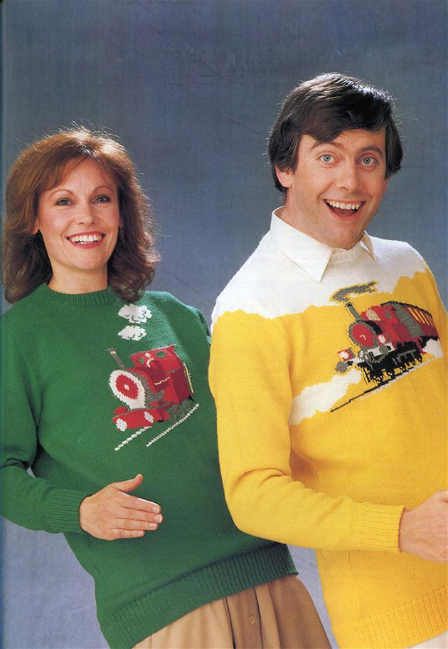 80s book of knitted sweaters