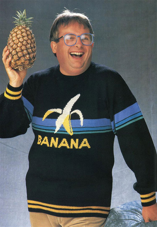 80s book of knitted sweaters