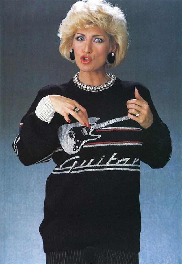 80s book of knitted sweaters