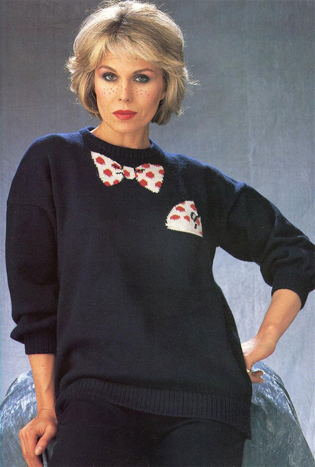 80s book of knitted sweaters