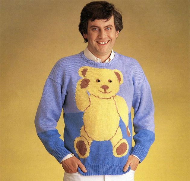 80s book of knitted sweaters