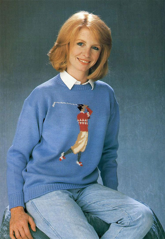 80s book of knitted sweaters