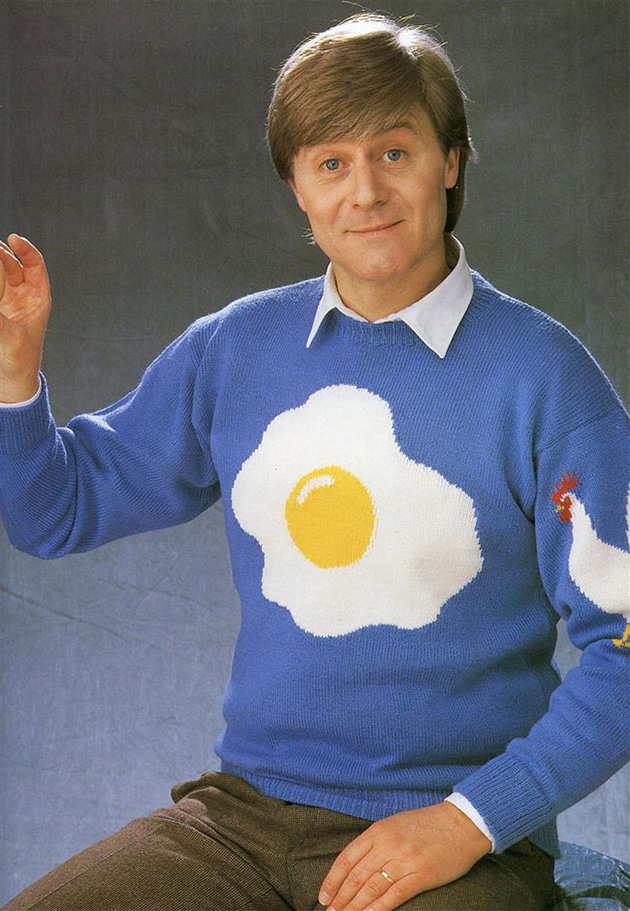 80s book of knitted sweaters