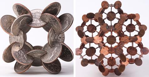 coin sculptures