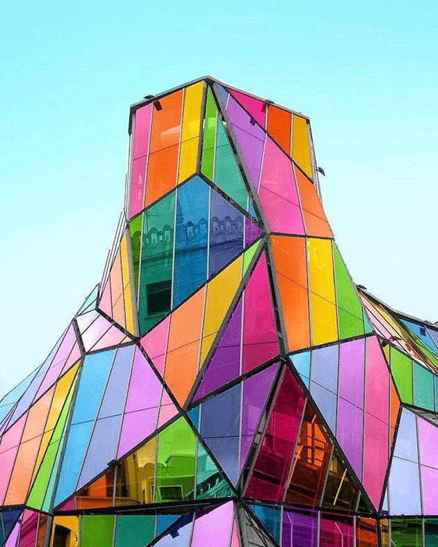 colorized architecture