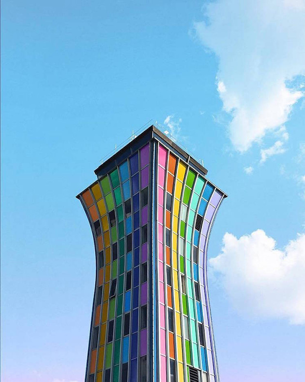 colorized architecture