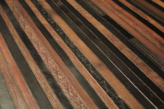 flooring-rugs-made-from-old-leather-belts