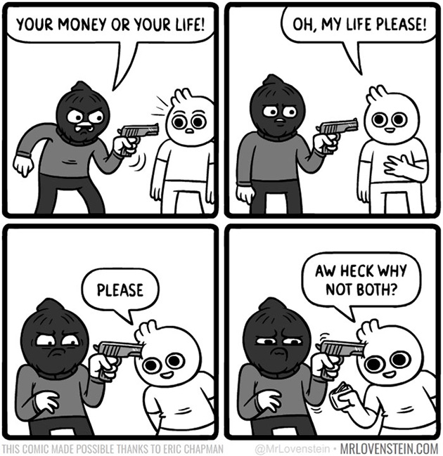 funny unexpected ending comics mrlovenstein
