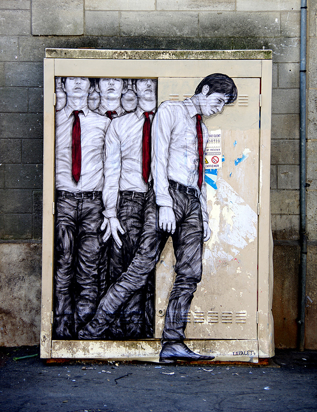 Wheatpastes by Levalet
