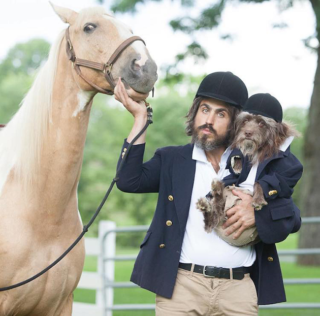 Guy and His Beloved Dog Look Alike