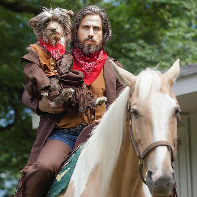Guy and His Beloved Dog Look Alike