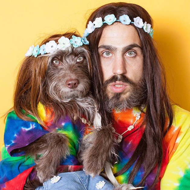 Guy and His Beloved Dog Look Alike