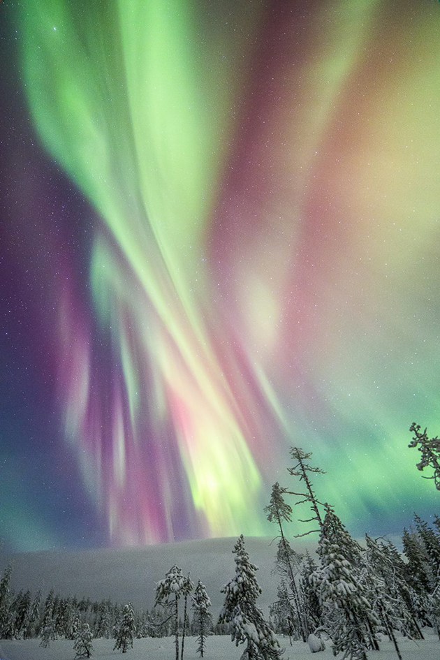 northern lights photography finland