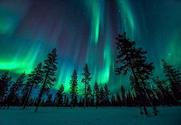 northern lights photography finland
