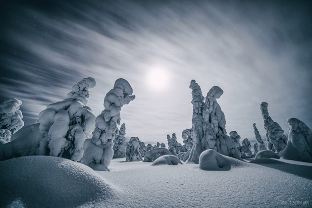 northern lights photography finland