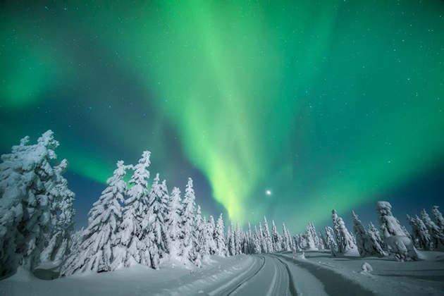 northern lights photography finland