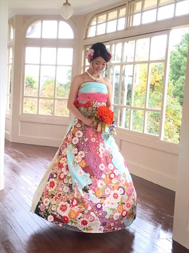 kimono wedding dress