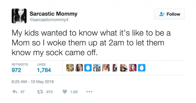 parental tweets sarcasm