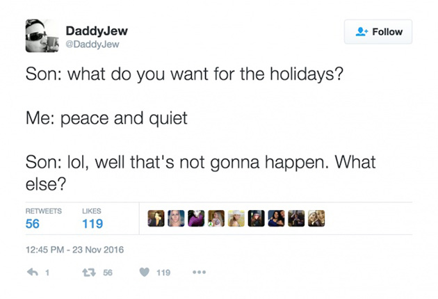 parental tweets sarcasm