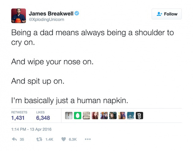 parental tweets sarcasm