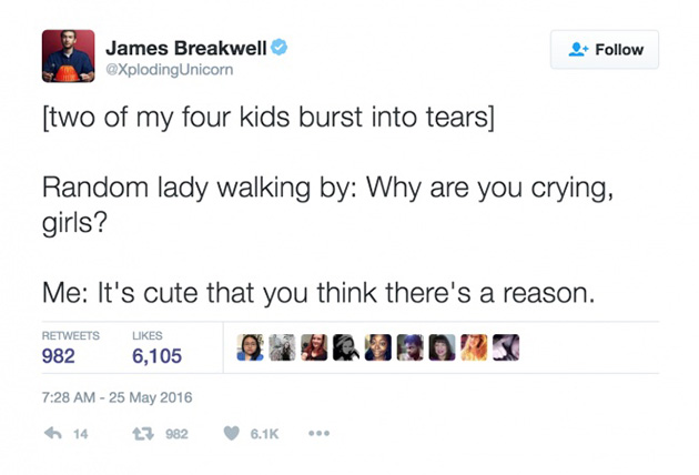parental tweets sarcasm