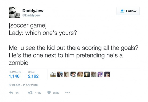 parental tweets sarcasm