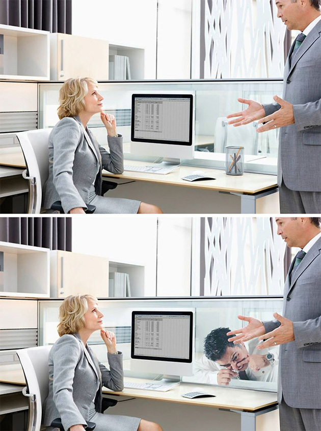 photoshop himself stock photos