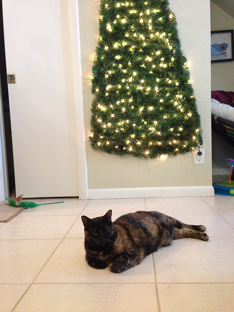 protecting christmas tree from dogs cats pets