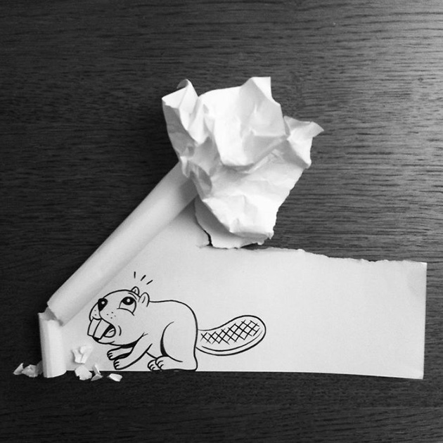 3d paper art huskmitnavn
