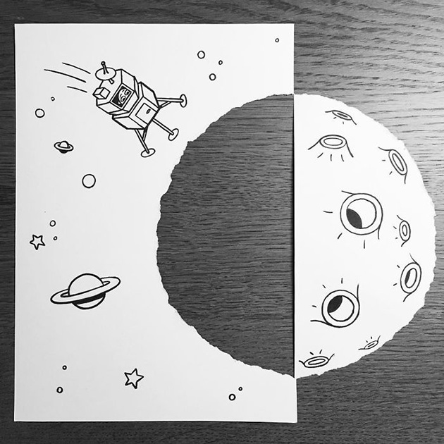 3d paper art huskmitnavn