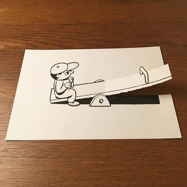 3d paper art huskmitnavn