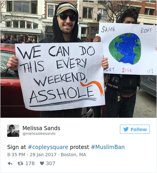 Best Signs From Muslim Ban Protests