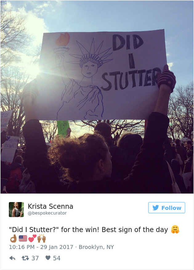 Best Signs From Muslim Ban Protests