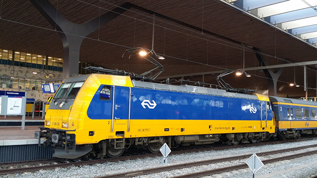 Netherlands Electric Train wind energy