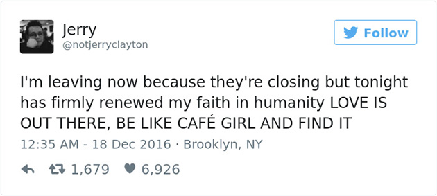cafe love story live tweets