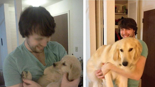 before after puppies