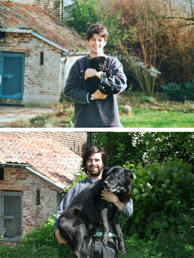 before after puppies
