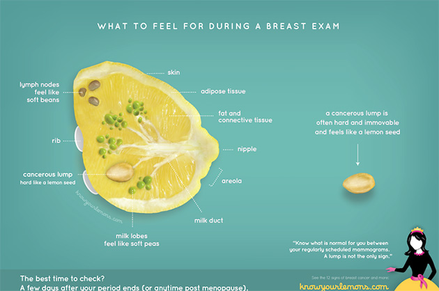 breast cancer lemons