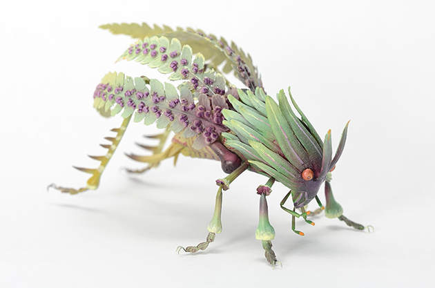 Imaginative Insects Formed From Resin and Brass